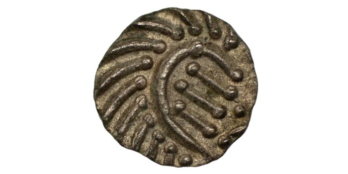 Anglo-Saxon Silver Sceat 695-740 Of the highest rarity