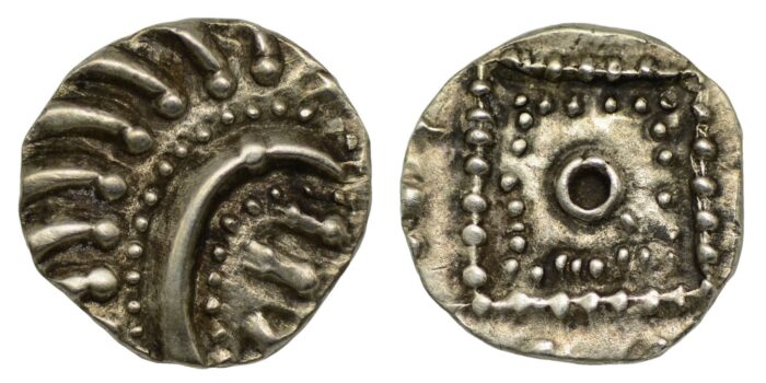 Anglo-Saxon Silver Sceat 695-740