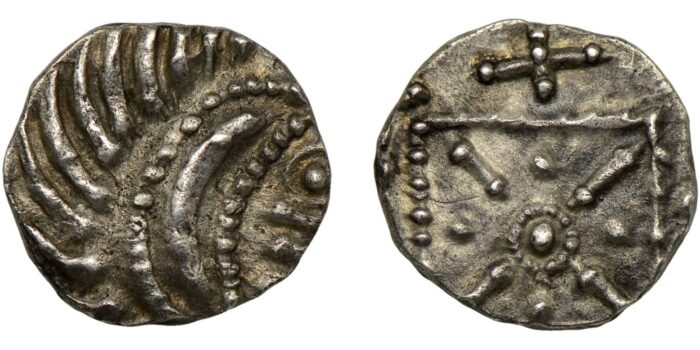 Anglo-Saxon Silver Sceat 695-740