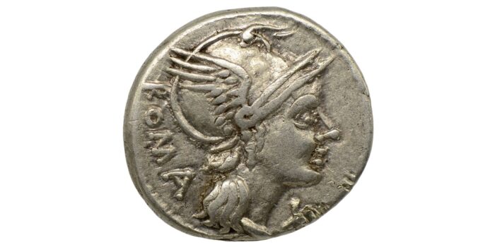 L. Flaminius Cilo Silver Denarius 109/108 BC