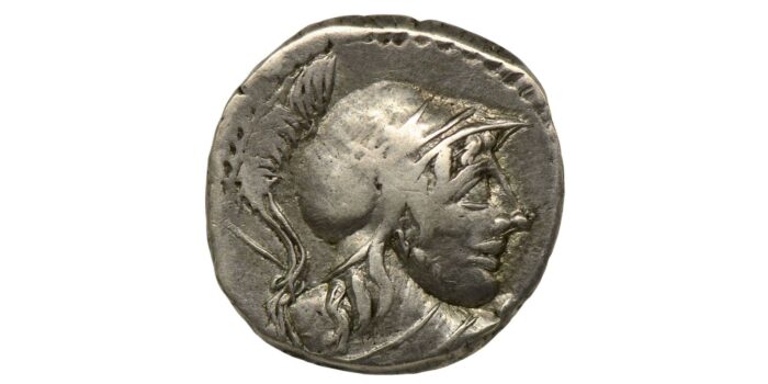 Cn. Lentulus Clodianus Silver Denarius 88 BC