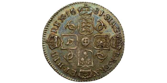 Charles II Silver Sixpence 1681