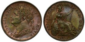 George IV Copper Farthing 1821