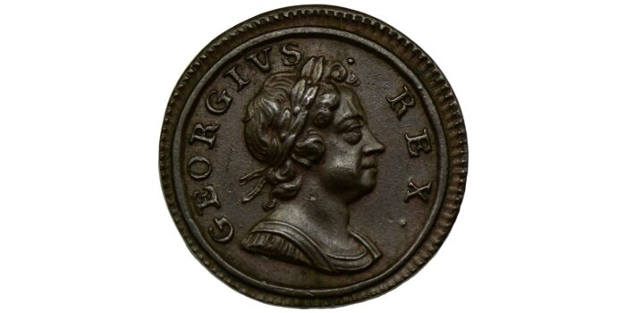 George I Copper Farthing 1717