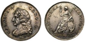 Charles II Silver Pattern Farthing 1676