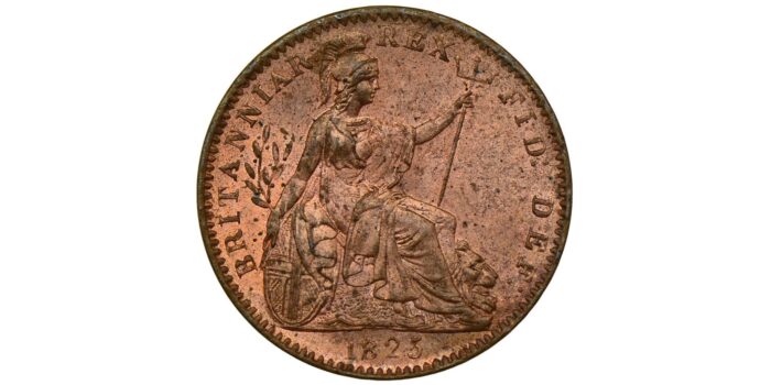 George IV Copper Farthing 1825 Very Rare