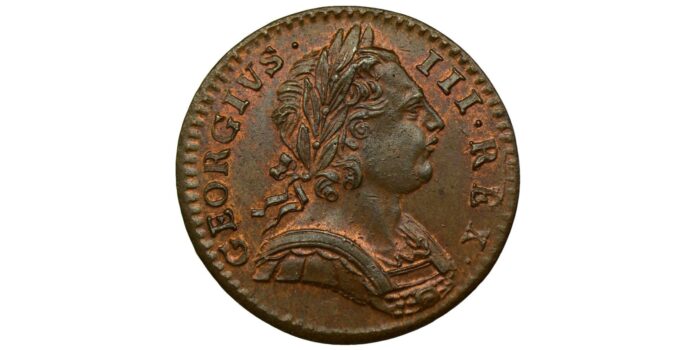 George III Copper Farthing 1774