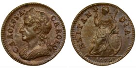 Charles II Copper Farthing 1672