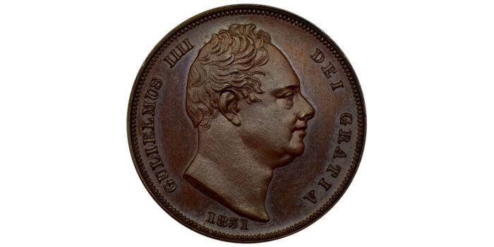 William IV Copper Bronzed Proof Farthing 1831