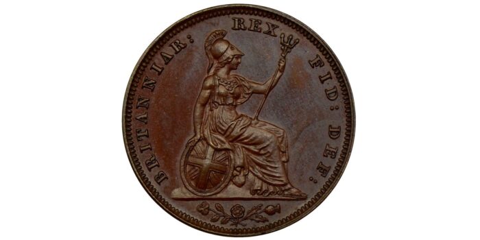 William IV Copper Bronzed Proof Farthing 1831