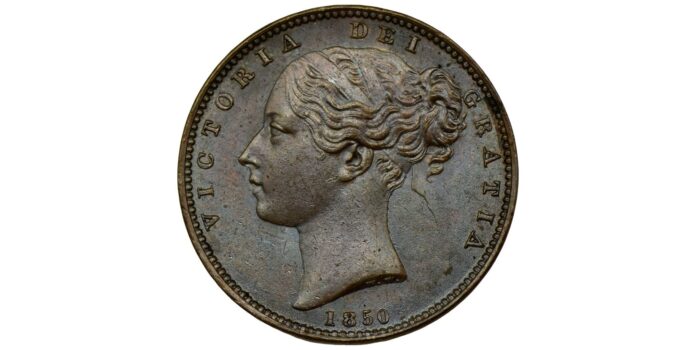 Victoria Copper Farthing 1850