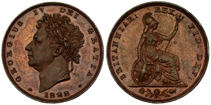 George IV Copper Farthing 1828