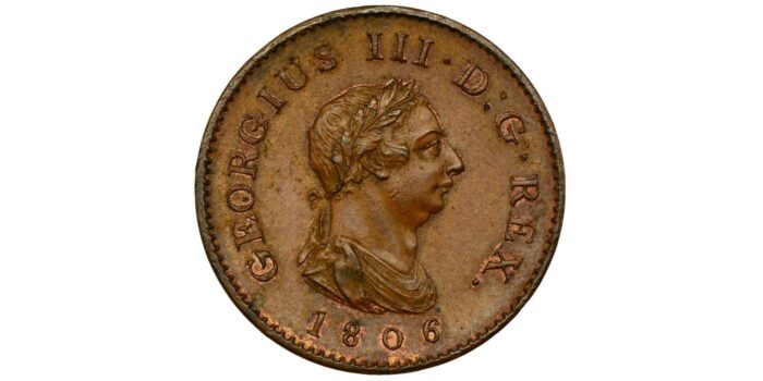 George III Copper Farthing 1806