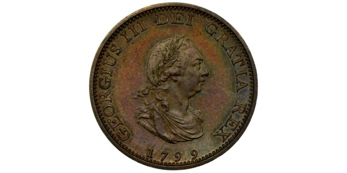 George III Copper Proof Farthing 1799