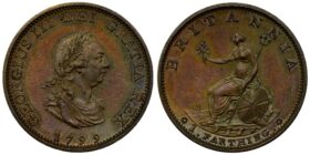 George III Copper Proof Farthing 1799