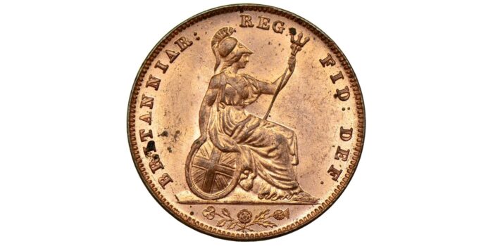 Victoria Copper Farthing 1839