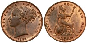 Victoria Copper Farthing 1857