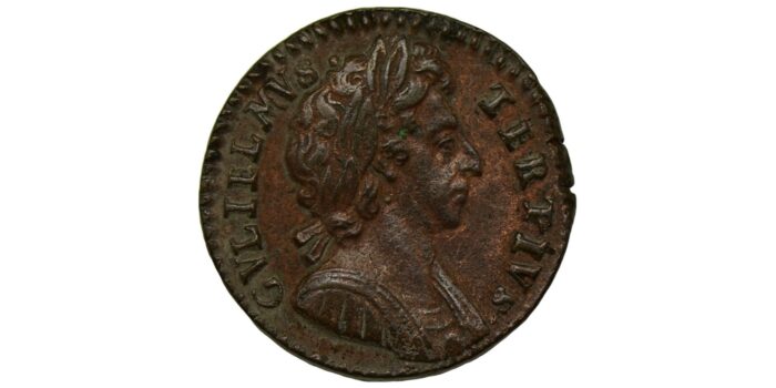 William III Copper Farthing 1700 Very rare in this condition
