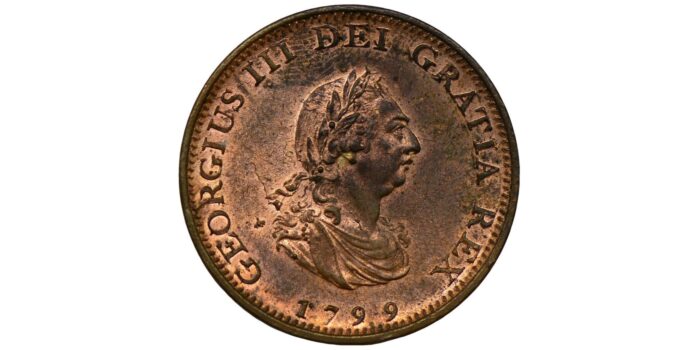 George III Copper Farthing 1799