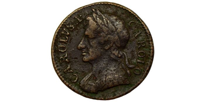 Charles II Copper Farthing 1673 Extremely rare