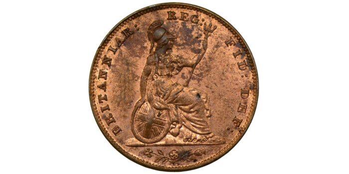 Victoria Copper Farthing 1858