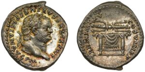 Titus Silver Denarius AD 80