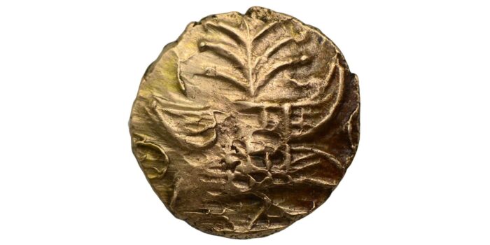 Iceni, Gold Quarter Stater Irstead Smiler type Extremely rare for dies