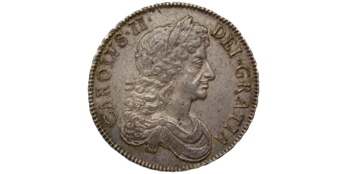 Charles II Silver Crown 1679 Very rare in this condition