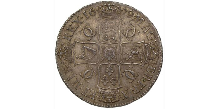 Charles II Silver Crown 1679 Very rare in this condition