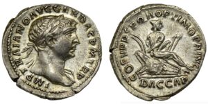 Trajan Silver Denarius AD 107-108