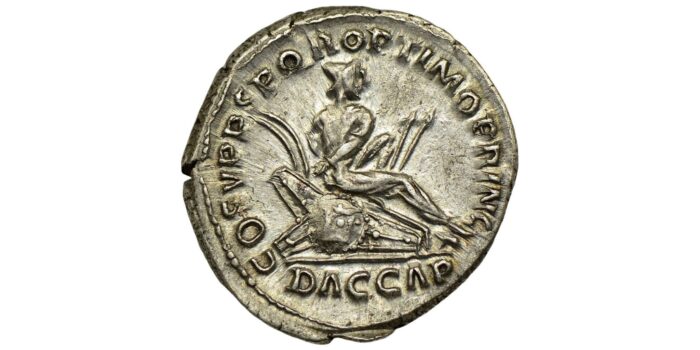 Trajan Silver Denarius AD 107-108