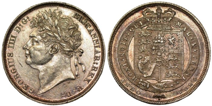 George IV Silver Shilling 1824