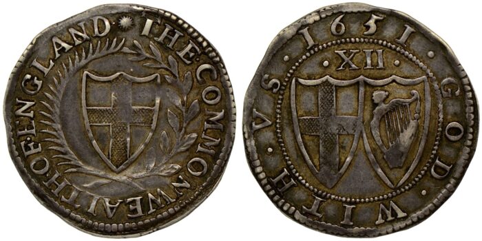 Commonwealth Silver Shilling 1651