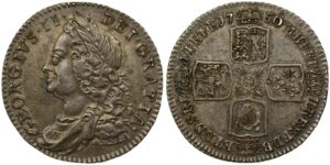 George II Silver Shilling 1750/46 Scarce