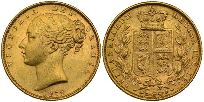 Victoria Gold Sovereign 1872