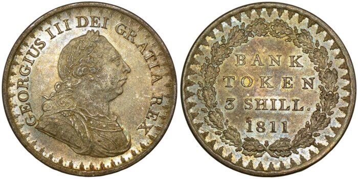 George III Silver Three Shillings 1811