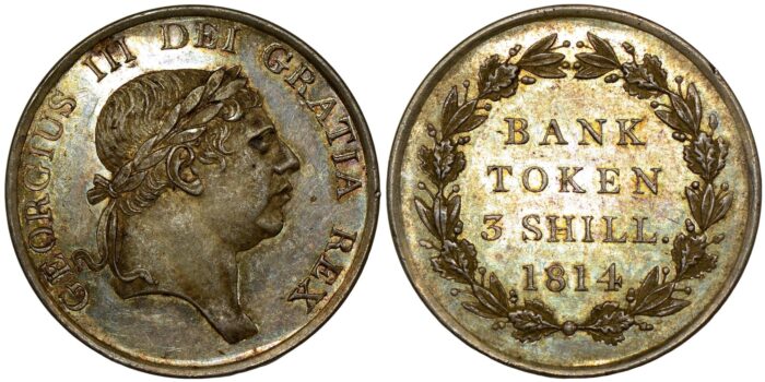 George III Silver Three Shillings 1814