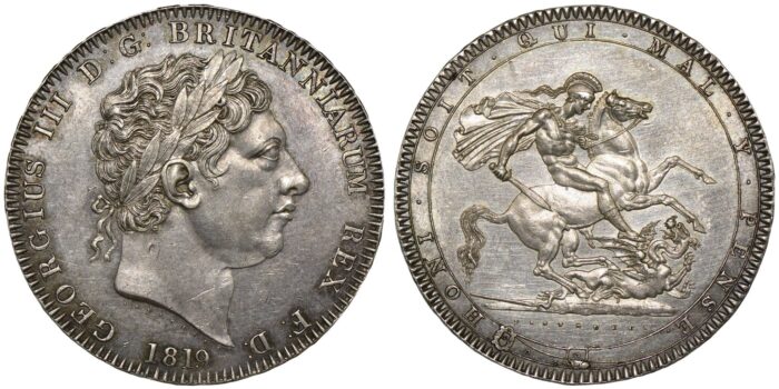 George III Silver Crown 1819