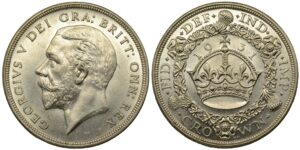 George V 'Wreath' Crown 1931 Rated Scarce by Bull