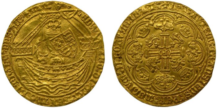 Edward III Gold Noble 1369-1377