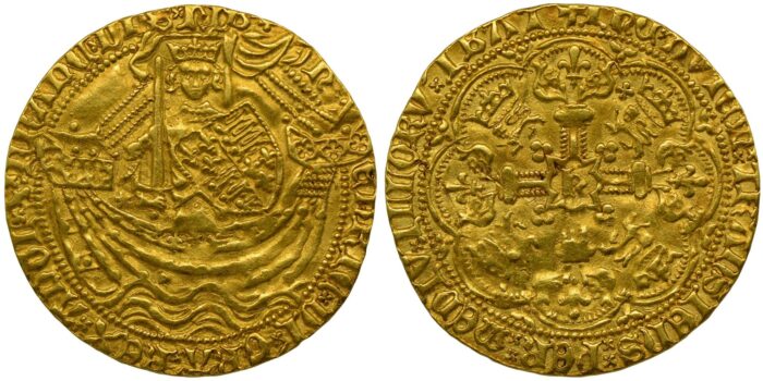 Henry V Gold Noble 1413-1422