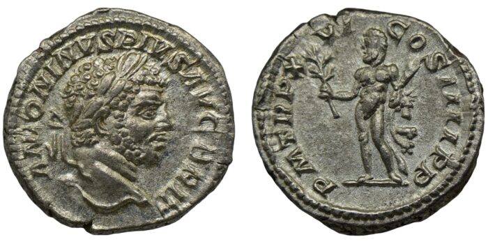 Caracalla Denarius AD 213