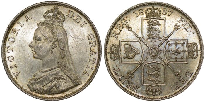 Victoria Silver Double-Florin 1887