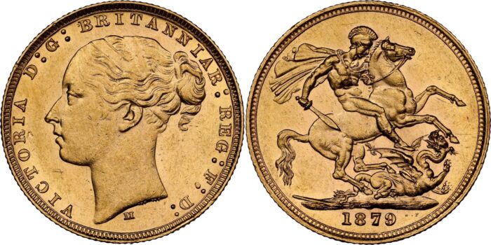 Victoria Gold Sovereign 1879M