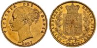 Victoria Gold Sovereign 1857