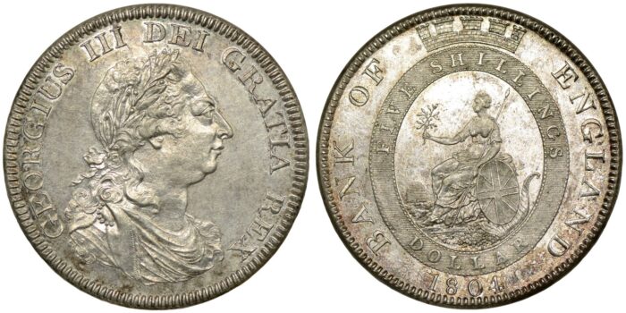 George III Silver Dollar 1804