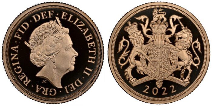 Elizabeth II Gold Proof Sovereign 2022