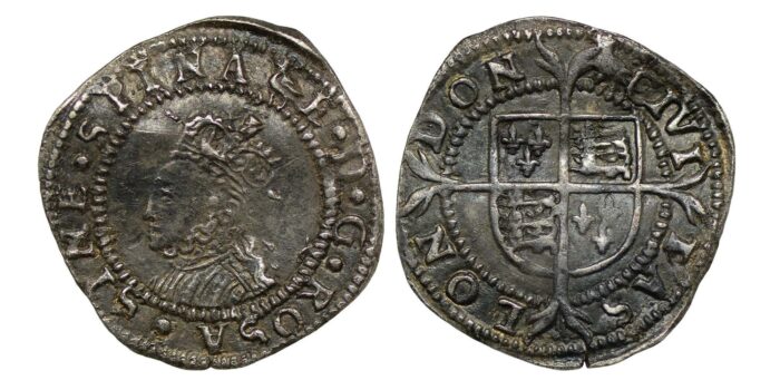 Elizabeth I Silver Penny 1560-1561 Scarce