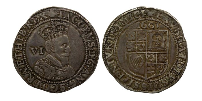 James I Silver Sixpence 1603