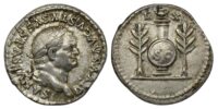 Divus Vespasian Silver Denarius AD 80-81